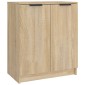 vidaXL Παπουτσοθήκη Sonoma Δρυς 59x35x70 εκ. από Επεξεργασμένο Ξύλο