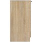 vidaXL Παπουτσοθήκη Sonoma Δρυς 59x35x70 εκ. από Επεξεργασμένο Ξύλο