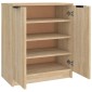 vidaXL Παπουτσοθήκη Sonoma Δρυς 59x35x70 εκ. από Επεξεργασμένο Ξύλο
