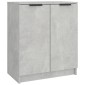 vidaXL Παπουτσοθήκη Γκρι Σκυροδέματος 59x35x70 εκ. Επεξεργασμένο Ξύλο
