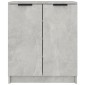 vidaXL Παπουτσοθήκη Γκρι Σκυροδέματος 59x35x70 εκ. Επεξεργασμένο Ξύλο