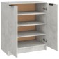 vidaXL Παπουτσοθήκη Γκρι Σκυροδέματος 59x35x70 εκ. Επεξεργασμένο Ξύλο