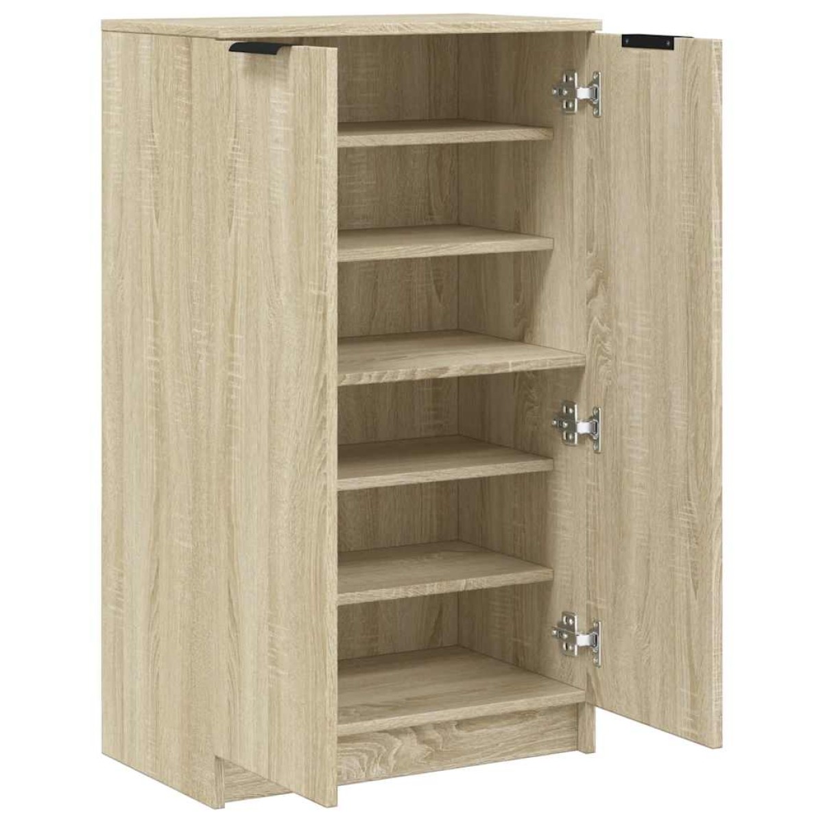 vidaXL Παπουτσοθήκη Sonoma Δρυς 59x35x100 εκ. από Επεξεργασμένο Ξύλο