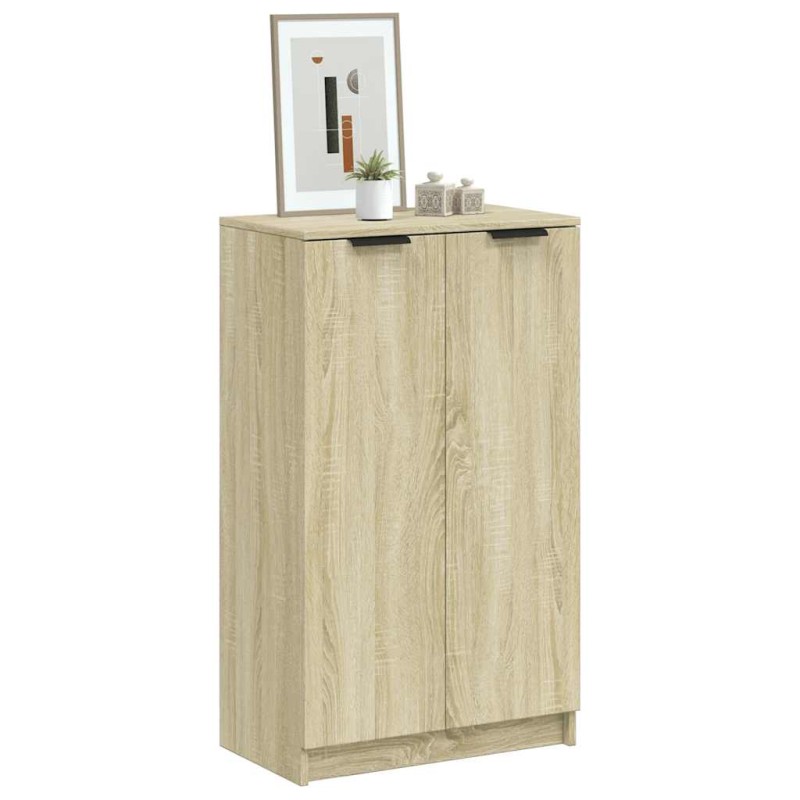 vidaXL Παπουτσοθήκη Sonoma Δρυς 59x35x100,5 εκ. από Επεξεργασμένο Ξύλο