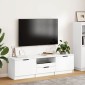 vidaXL Έπιπλο Τηλεόρασης Λευκό 140x35x40 εκ. από Επεξεργασμένο Ξύλο