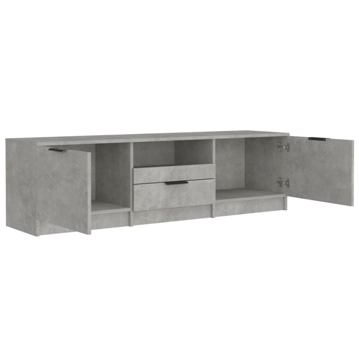 vidaXL Έπιπλο Τηλεόρασης Γκρι Σκυροδέματος 140x35x40 εκ. Επεξεργ. Ξύλο