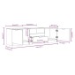 vidaXL Έπιπλο Τηλεόρασης Γκρι Σκυροδέματος 140x35x40 εκ. Επεξεργ. Ξύλο