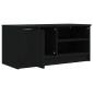 vidaXL Έπιπλα Τηλεόρασης 2 τεμ. Μαύρα 80 x 35 x 36,5 εκ. Επεξεργ. Ξύλο