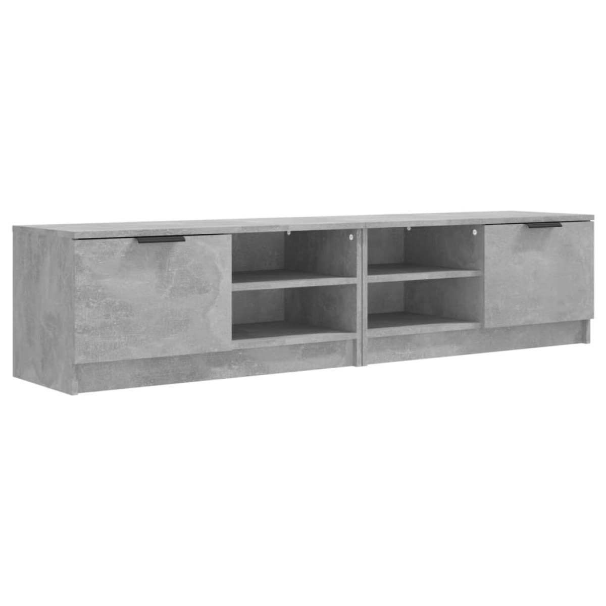 vidaXL Έπιπλα Τηλεόρασης 2 τεμ. Γκρι Σκυρ. 80x35x36,5 εκ. Επεξ. Ξύλο