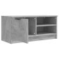 vidaXL Έπιπλα Τηλεόρασης 2 τεμ. Γκρι Σκυρ. 80x35x36,5 εκ. Επεξ. Ξύλο