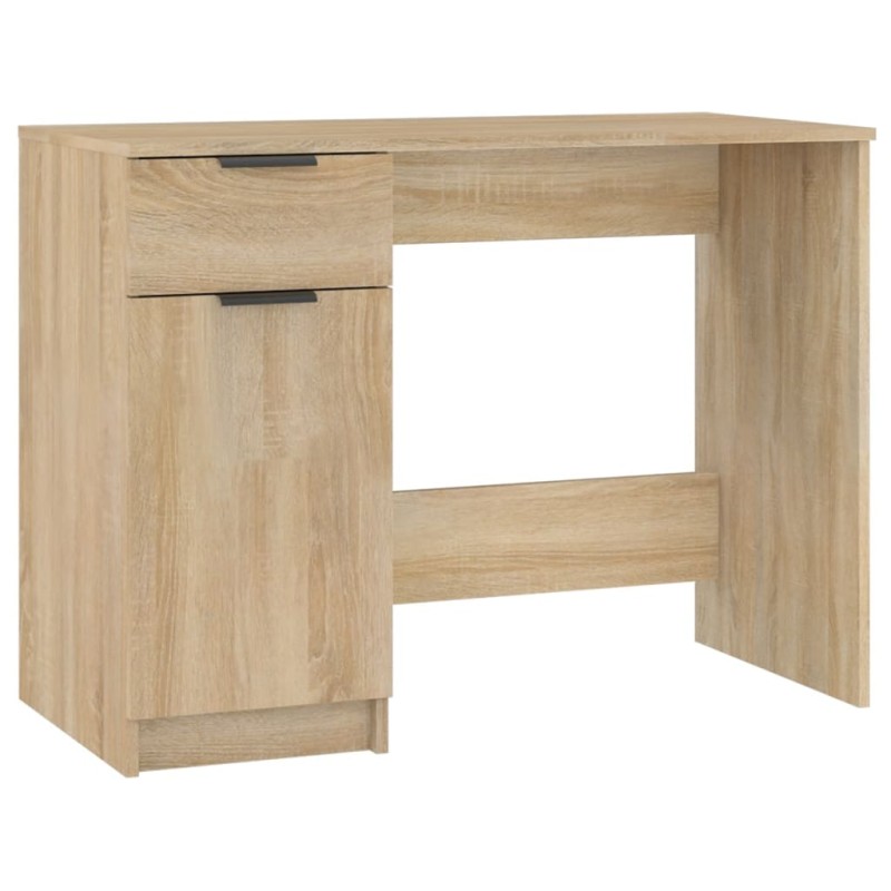 vidaXL Γραφείο Sonoma Δρυς 100x50x75 εκ. από Επεξεργασμένο Ξύλο