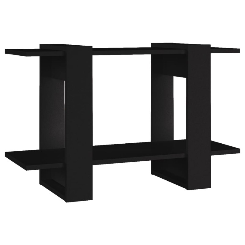 vidaXL Βιβλιοθήκη/Διαχωριστικό Χώρου Μαύρο 80 x 30 x 51 εκ.