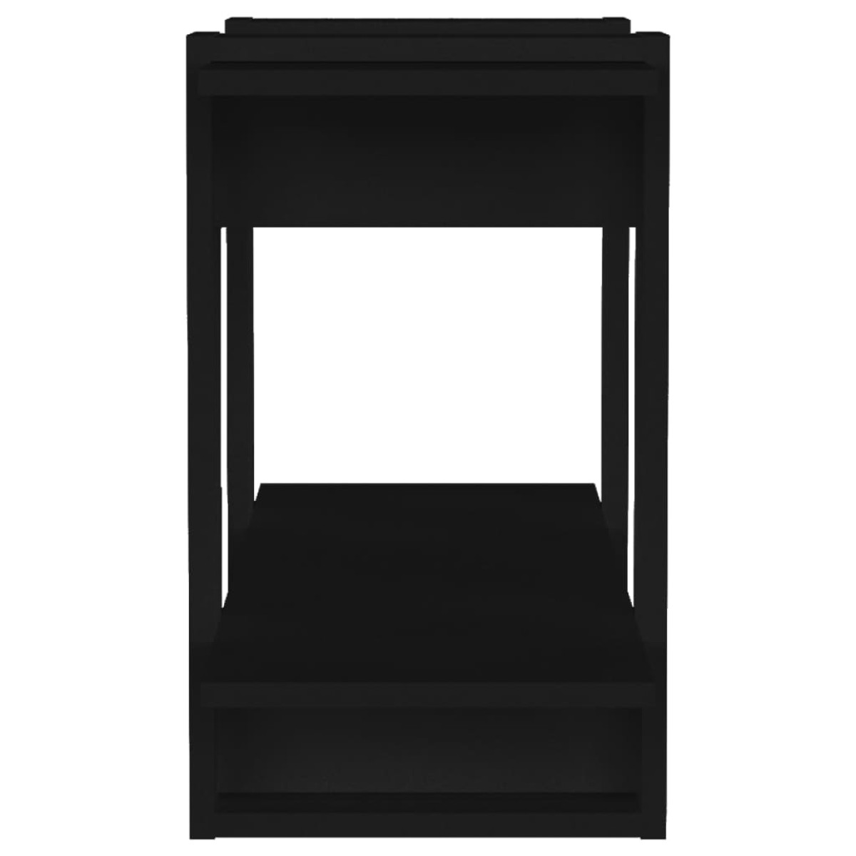 vidaXL Βιβλιοθήκη/Διαχωριστικό Χώρου Μαύρο 80 x 30 x 51 εκ.