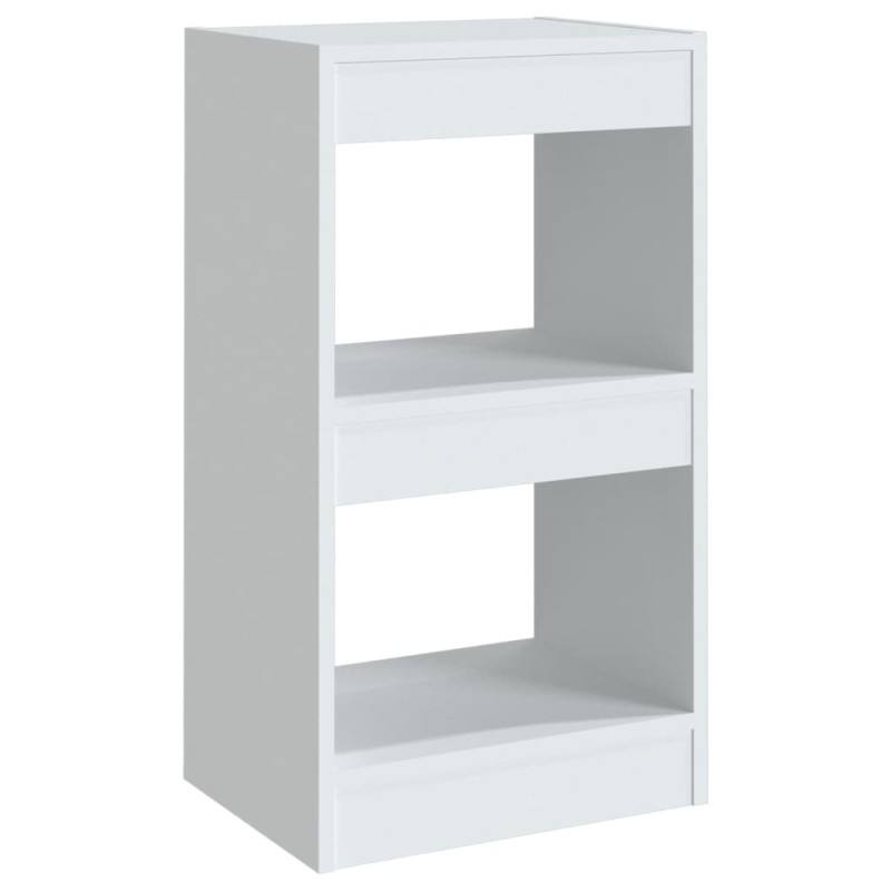 vidaXL Βιβλιοθήκη/Διαχωριστικό Χώρου Λευκό 40x30x72 εκ. Επεξ. Ξύλο