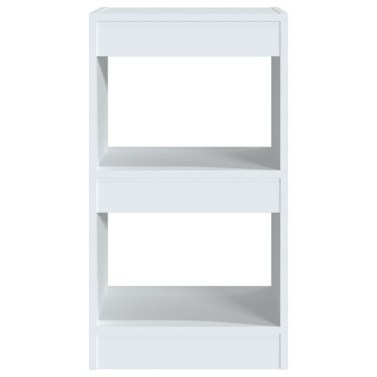 vidaXL Βιβλιοθήκη/Διαχωριστικό Χώρου Λευκό 40x30x72 εκ. Μοριοσανίδα
