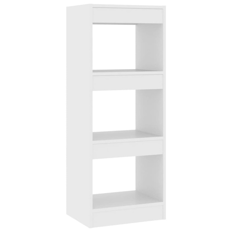 vidaXL Βιβλιοθήκη/Διαχωρ. Χώρου Λευκό 40x30x103 εκ. Επεξεργ. Ξύλο