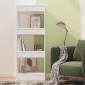 vidaXL Βιβλιοθήκη/Διαχωριστικό Χώρου Λευκό 40x30x103 εκ. Μοριοσανίδα