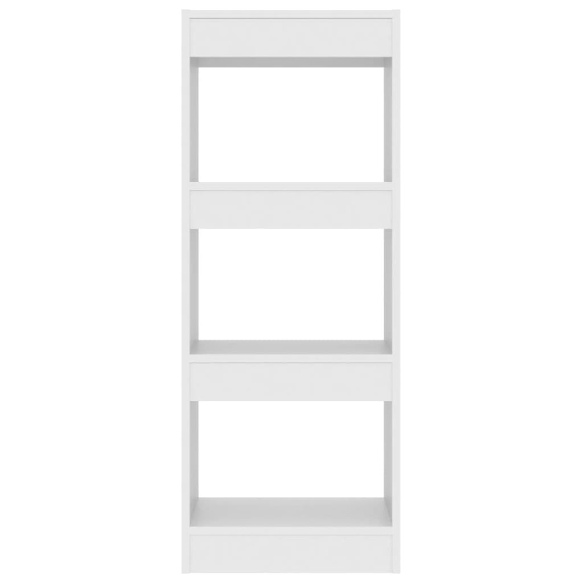 vidaXL Βιβλιοθήκη/Διαχωριστικό Χώρου Λευκό 40x30x103 εκ. Μοριοσανίδα