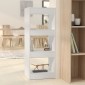 vidaXL Βιβλιοθήκη/Διαχωριστικό Χώρου Λευκό 40x30x103 εκ. Μοριοσανίδα