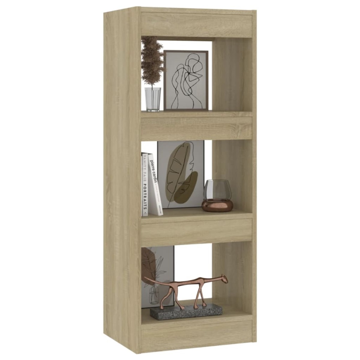 vidaXL Βιβλιοθήκη/Διαχωρ. Χώρου Sonoma Δρυς 40x30x103 εκ. Μοριοσανίδα