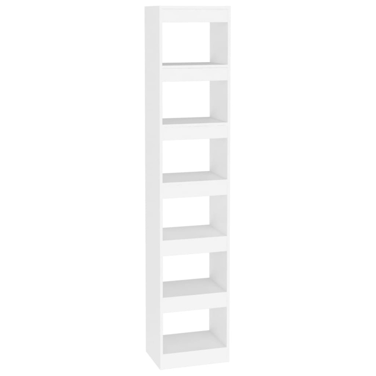 vidaXL Βιβλιοθήκη/Διαχωριστικό Χώρου Λευκό 40x30x198 εκ. Μοριοσανίδα