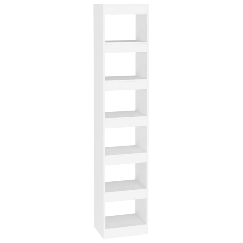 vidaXL Βιβλιοθήκη/Διαχωριστικό Χώρου Λευκό 40x30x198 εκ. Επεξ. Ξύλο
