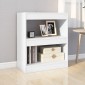 vidaXL Βιβλιοθήκη/Διαχωριστικό Χώρου Λευκό 60x30x72 εκ. Μοριοσανίδα