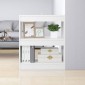 vidaXL Βιβλιοθήκη/Διαχωριστικό Χώρου Λευκό 60x30x72 εκ. Μοριοσανίδα