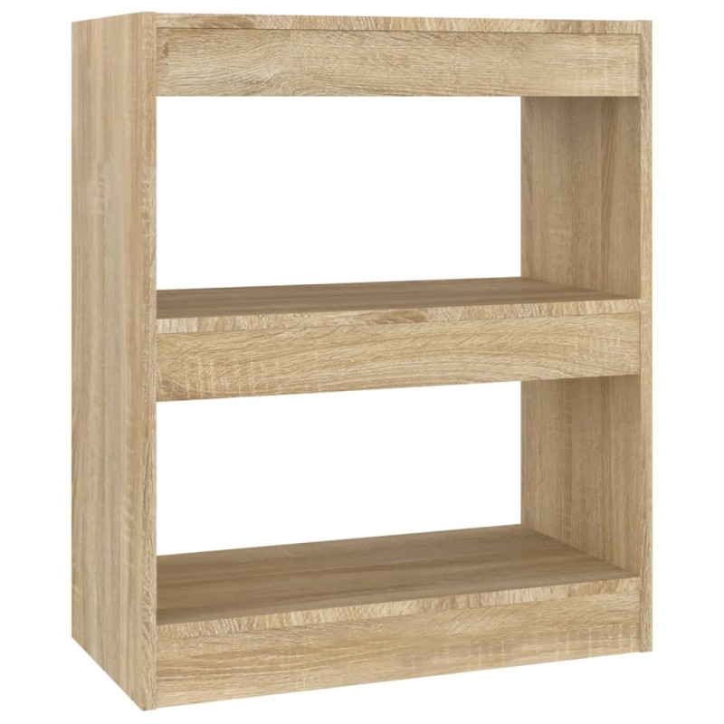vidaXL Βιβλιοθήκη/Διαχωριστικό Χώρου Sonoma Δρυς 60 x 30 x 72 εκ.