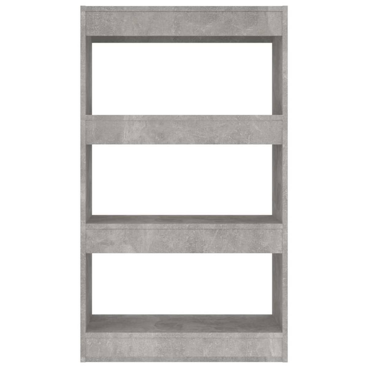vidaXL Βιβλιοθήκη/Διαχωρισ. Χώρου Γκρι Σκυρ. 60x30x103 εκ. Μοριοσανίδα