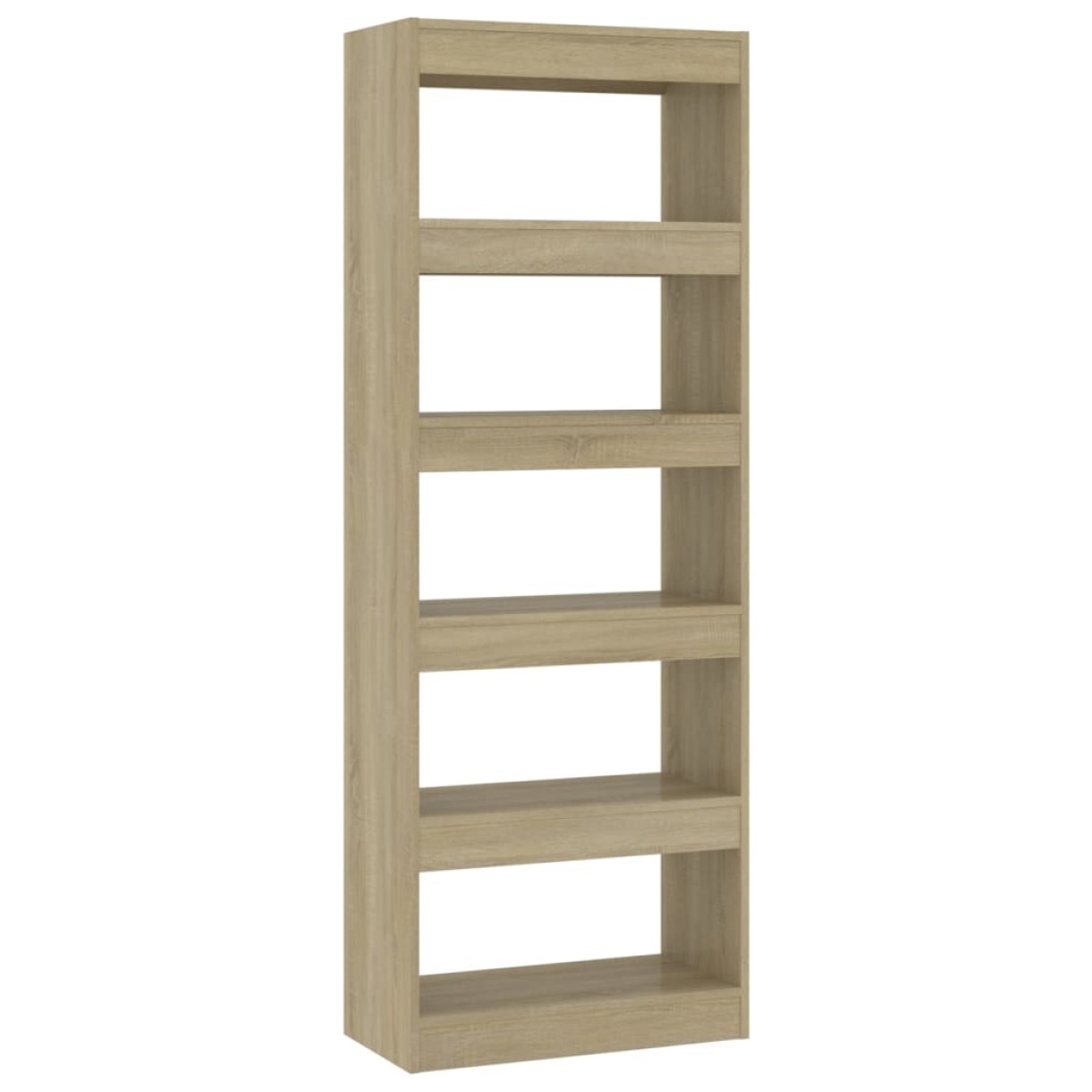 vidaXL Βιβλιοθήκη/Διαχωρ. Χώρου Sonoma Δρυς 60x30x166 εκ. Μοριοσανίδα