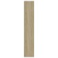 vidaXL Βιβλιοθήκη/Διαχωρ. Χώρου Sonoma Δρυς 60x30x166 εκ. Μοριοσανίδα