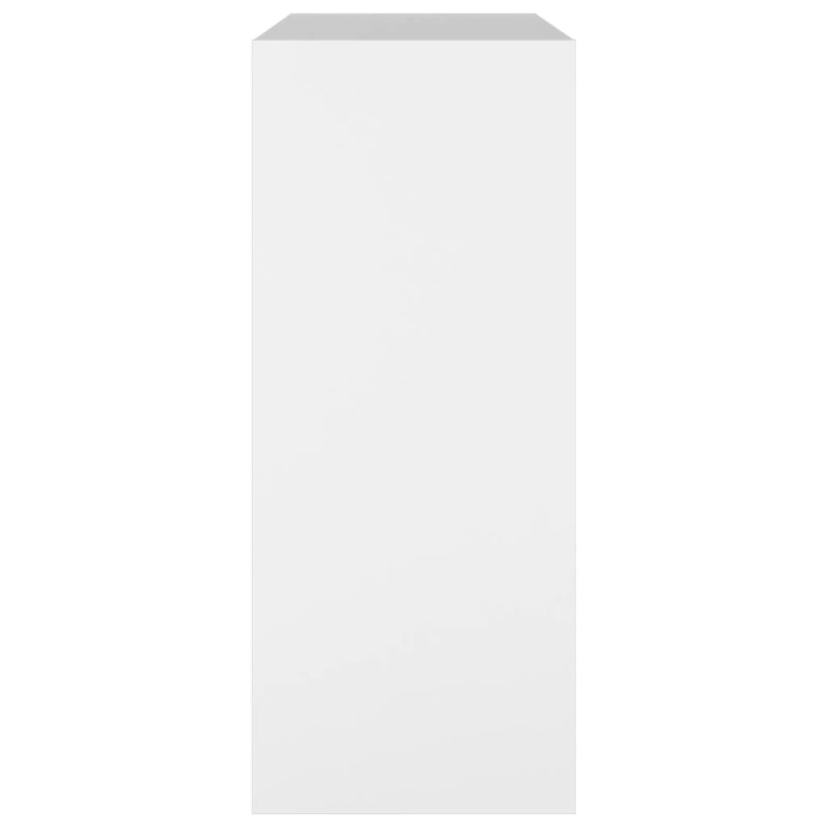 vidaXL Βιβλιοθήκη/Διαχωριστικό Χώρου Λευκό 80x30x72 εκ. Μοριοσανίδα