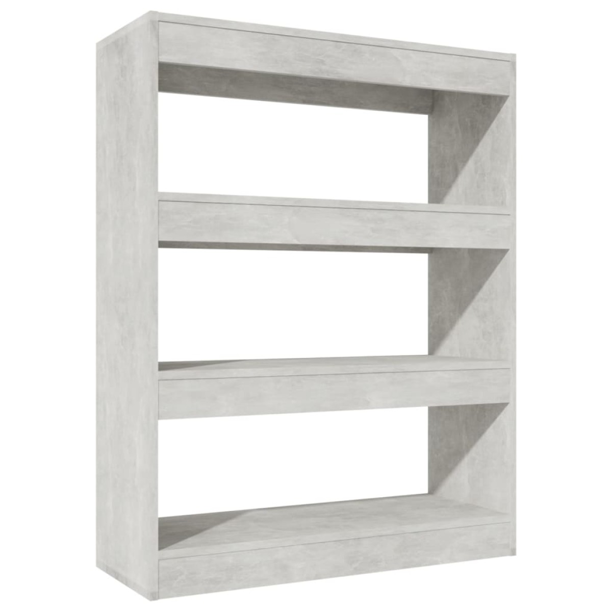 vidaXL Βιβλιοθήκη/Διαχωρ. Χώρου Γκρι Σκυρ. 80x30x103 εκ. Επεξεργ. Ξύλο