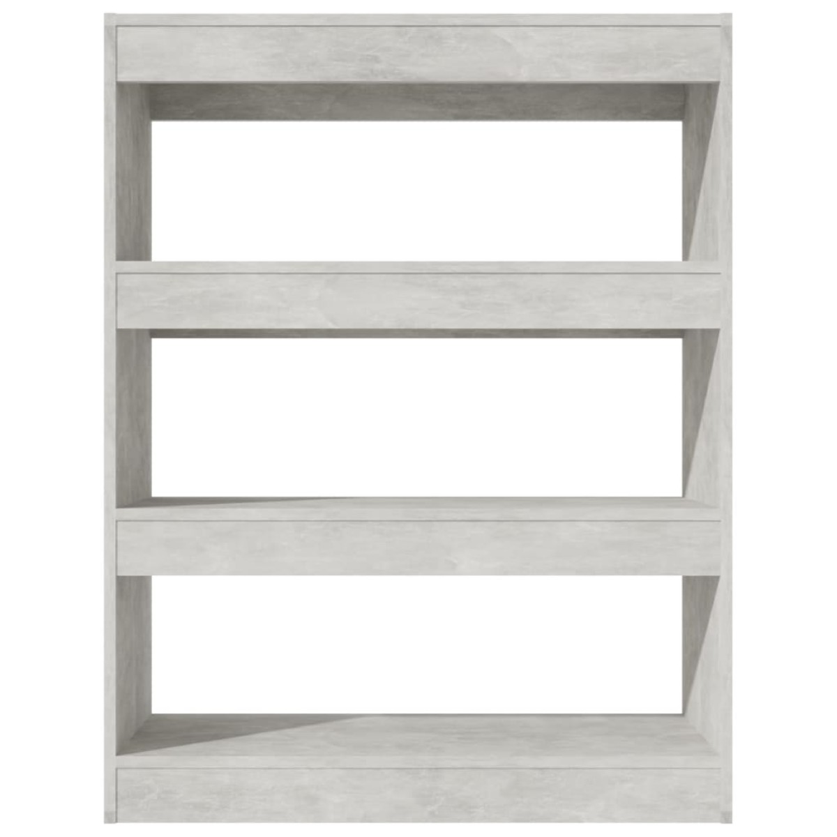 vidaXL Βιβλιοθήκη/Διαχωρ. Χώρου Γκρι Σκυρ. 80x30x103 εκ. Επεξεργ. Ξύλο
