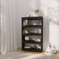 vidaXL Βιβλιοθήκη/Διαχωριστικό Χώρου Μαύρο 80x30x135 εκ. Μοριοσανίδα