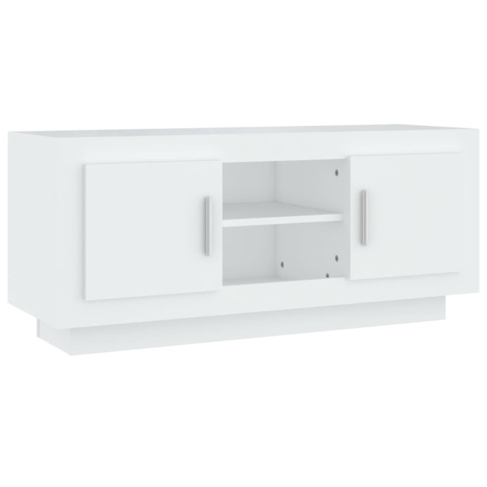 vidaXL Έπιπλο Τηλεόρασης Λευκό 102x35x45 εκ. από Επεξεργασμένο Ξύλο