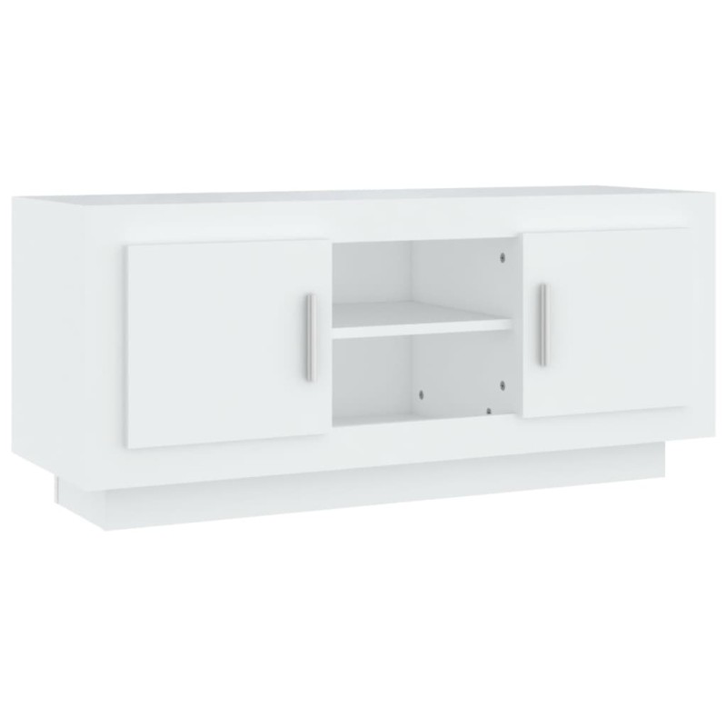 vidaXL Έπιπλο Τηλεόρασης Λευκό 102x35x45 εκ. από Επεξεργασμένο Ξύλο