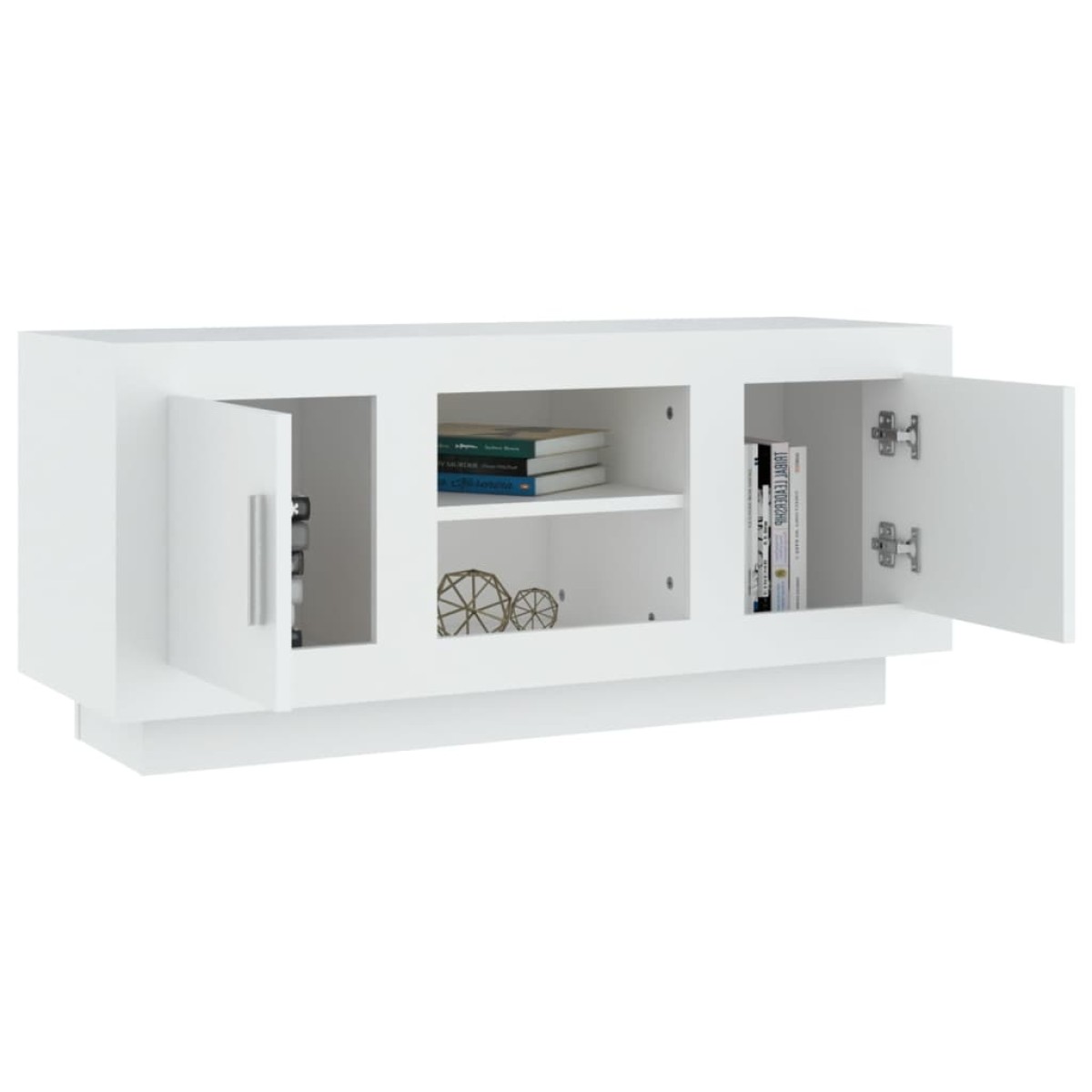vidaXL Έπιπλο Τηλεόρασης Λευκό 102x35x45 εκ. από Επεξεργασμένο Ξύλο