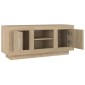 vidaXL Έπιπλο Τηλεόρασης Sonoma Δρυς 102 x 35 x 45 εκ. Επεξεργ. Ξύλο