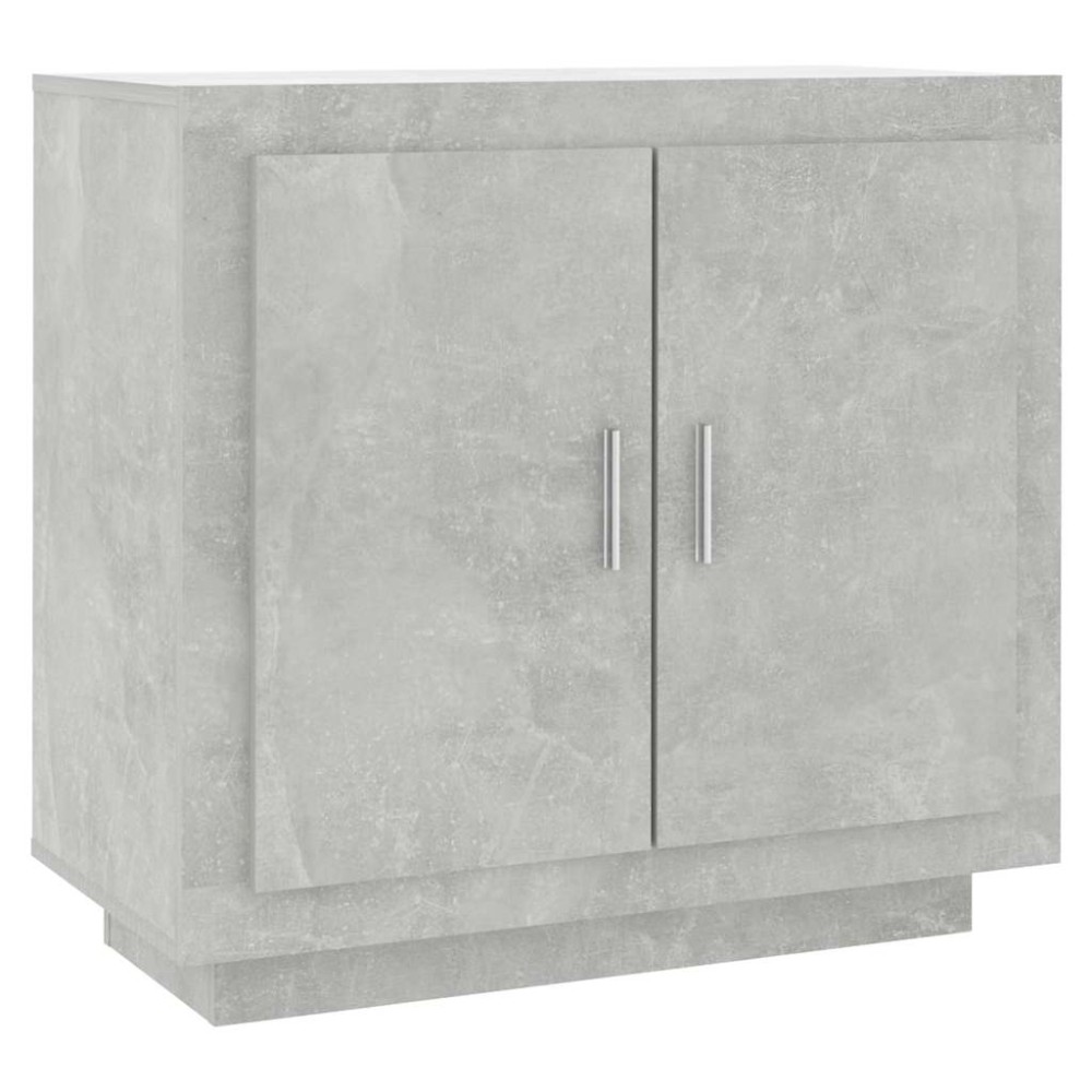 vidaXL Ντουλάπι Γκρι Σκυροδέματος 80x40x75 εκ. Επεξεργασμένο Ξύλο
