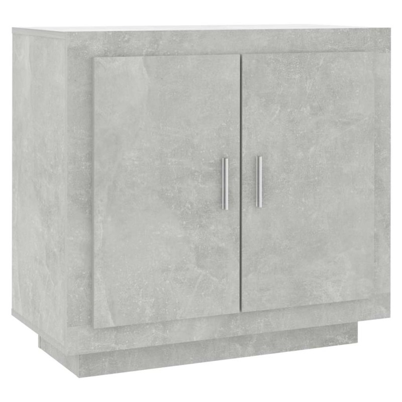 vidaXL Ντουλάπι Γκρι Σκυροδέματος 80x40x75 εκ. Επεξεργασμένο Ξύλο