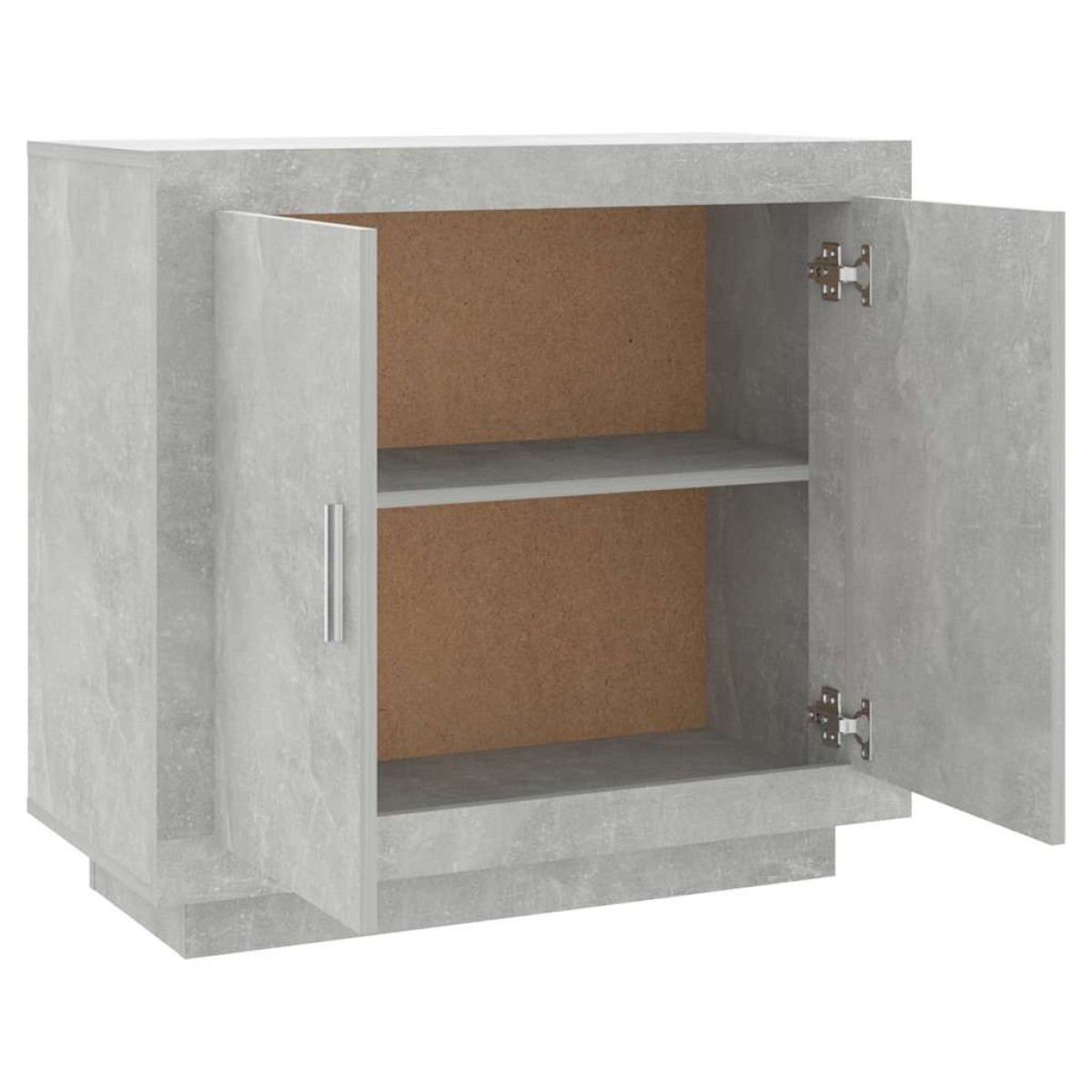 vidaXL Ντουλάπι Γκρι Σκυροδέματος 80x40x75 εκ. Επεξεργασμένο Ξύλο