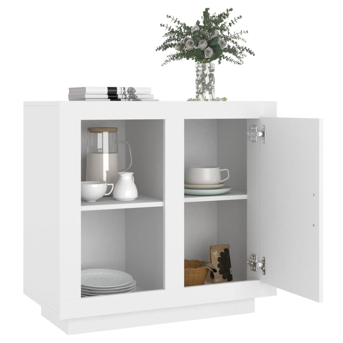vidaXL Μπουφές Λευκός 80 x 40 x 75 εκ.