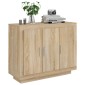 vidaXL Συρταριέρα Sonoma Δρυς 92x35x75 εκ. Επεξεργασμένο Ξύλο