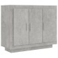 vidaXL Ντουλάπι Γκρι Σκυροδέματος 92 x 35 x 75 εκ. Επεξεργασμένο Ξύλο