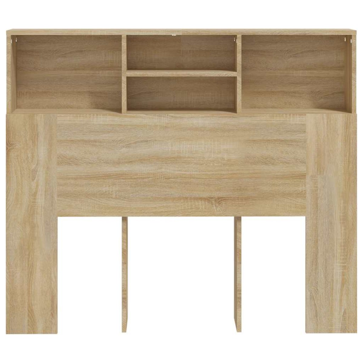 vidaXL Κεφαλάρι Με Αποθηκευτικό Χώρο Sonoma Δρυς 120 x 19 x 103,5 εκ.