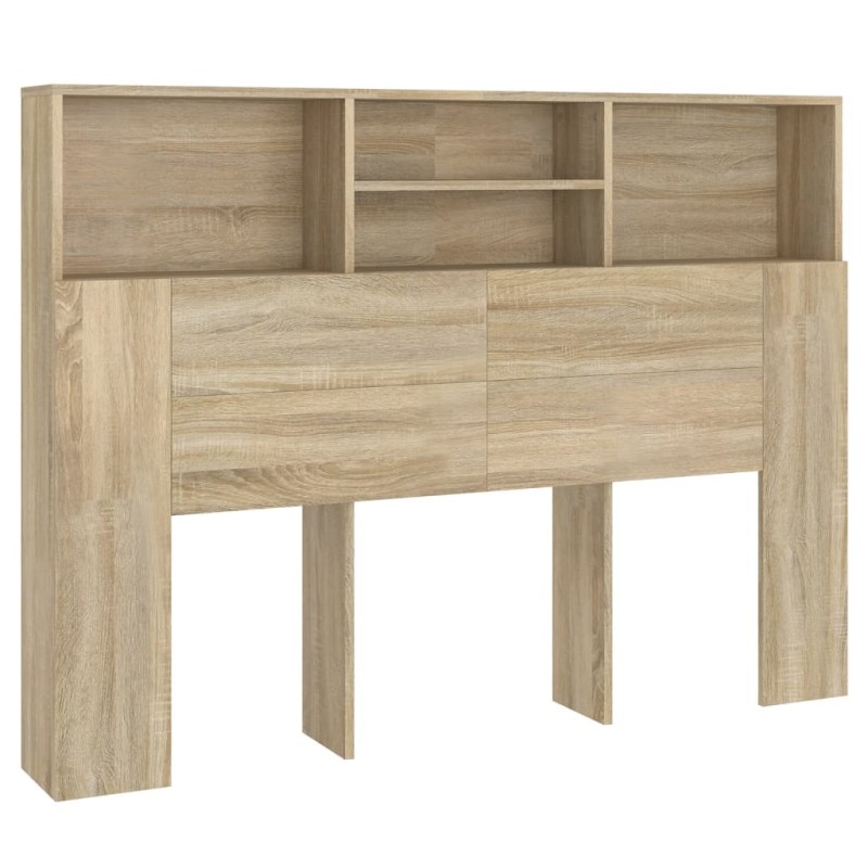 vidaXL Κεφαλάρι Ντουλάπι Sonoma Δρυς 140x19x103,5 εκ.