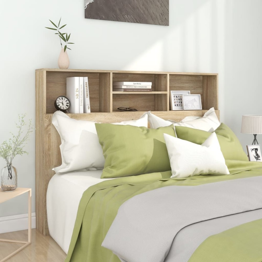 vidaXL Κεφαλάρι Ντουλάπι Sonoma Δρυς 140x19x103,5 εκ.