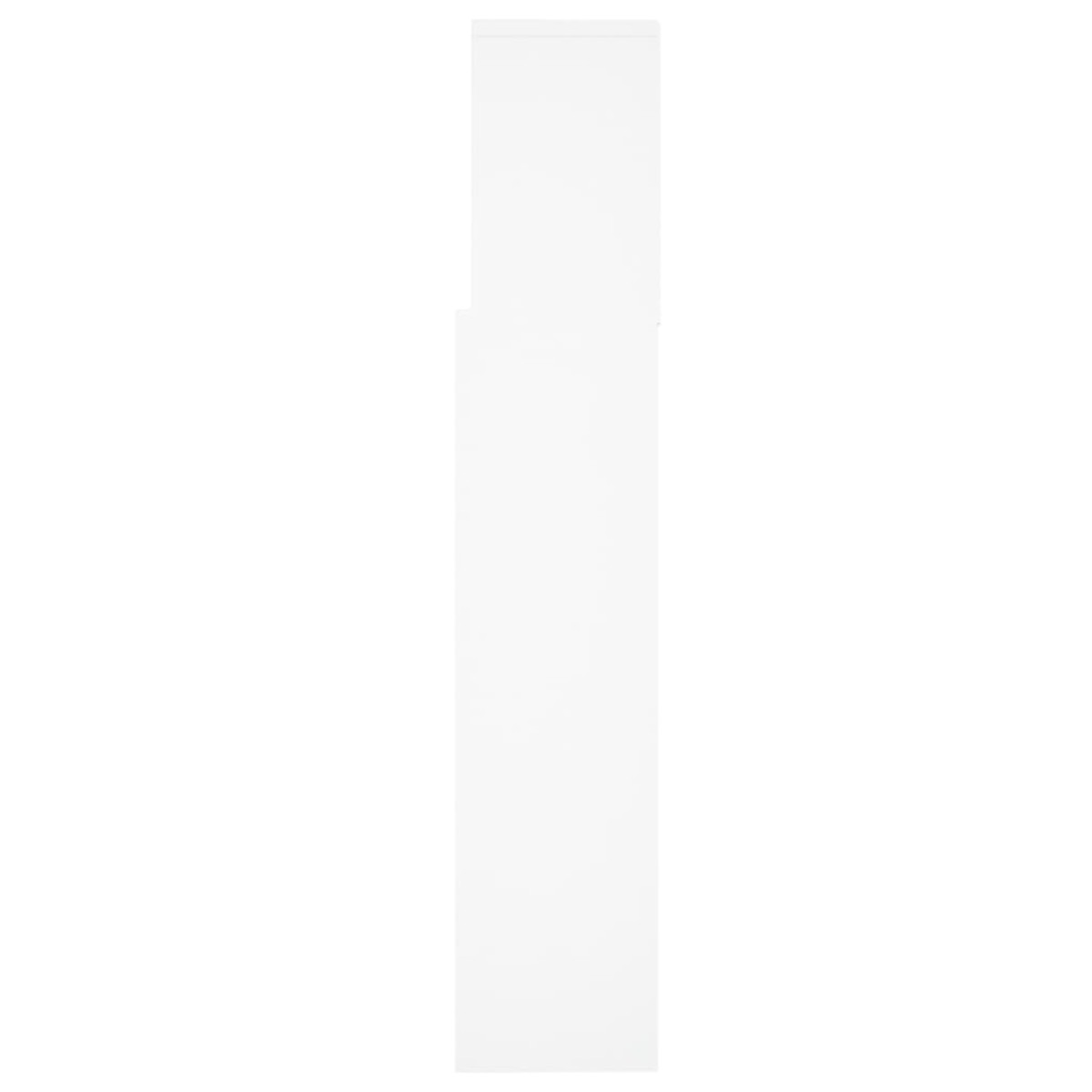 vidaXL Κεφαλάρι Με Αποθηκευτικό Χώρο Λευκό 160 x 19 x 103,5 εκ.